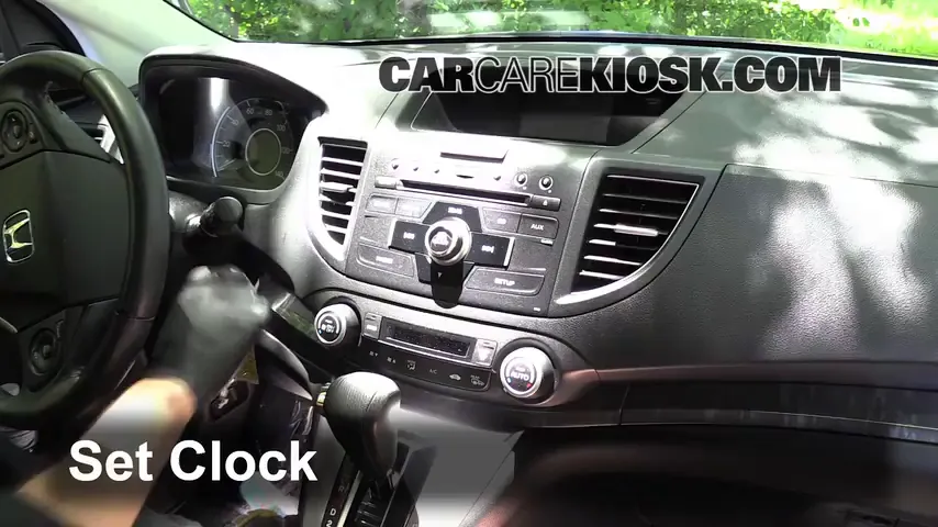 2012 Honda CR-V EX-L 2.4L 4 Cyl. Clock Set Clock